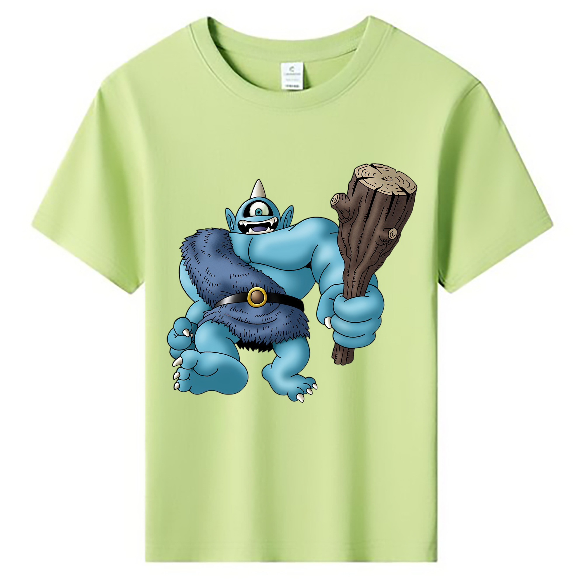 （画像用） ドラゴンクエスト Doragon Kuesuto Dragon Quest 綿100％キッズTシャツ（フロントプリント）